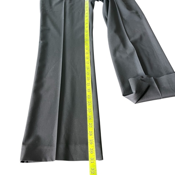 Betty Barclay Black Flat Front Straight Leg Trouser Pant (6/8) - Picture 10 of 12